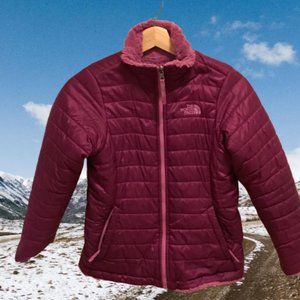 Girls Reversible Northface Winter Coat